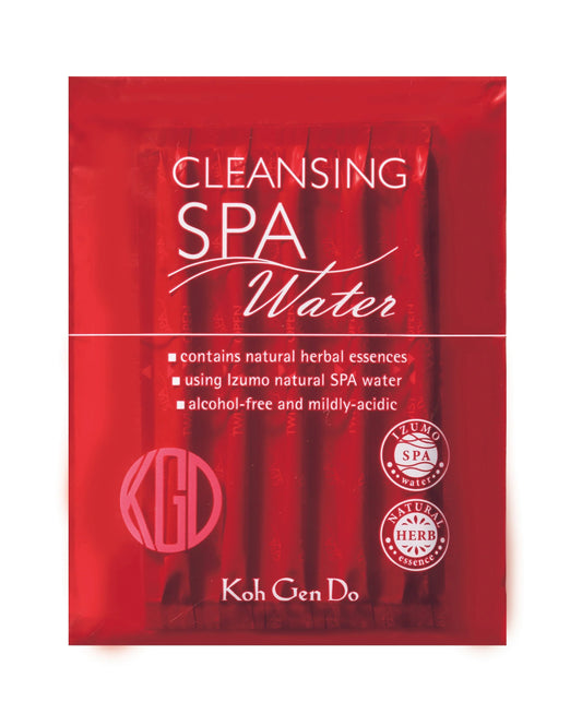 Spa Cleansing Water Tips